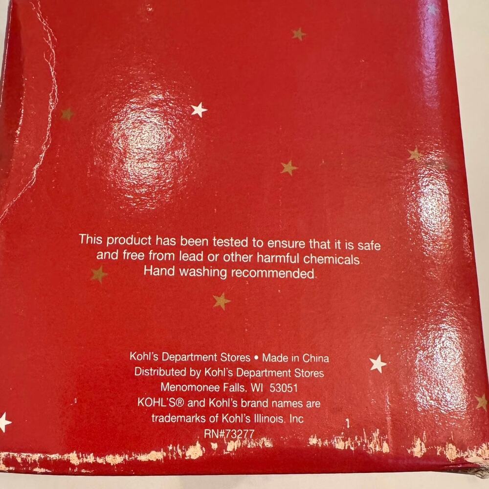 00s Vtg Make the Season Bright Santa Chip & Dip Tray New in Box 13"x13" - Picture 2 of 2
